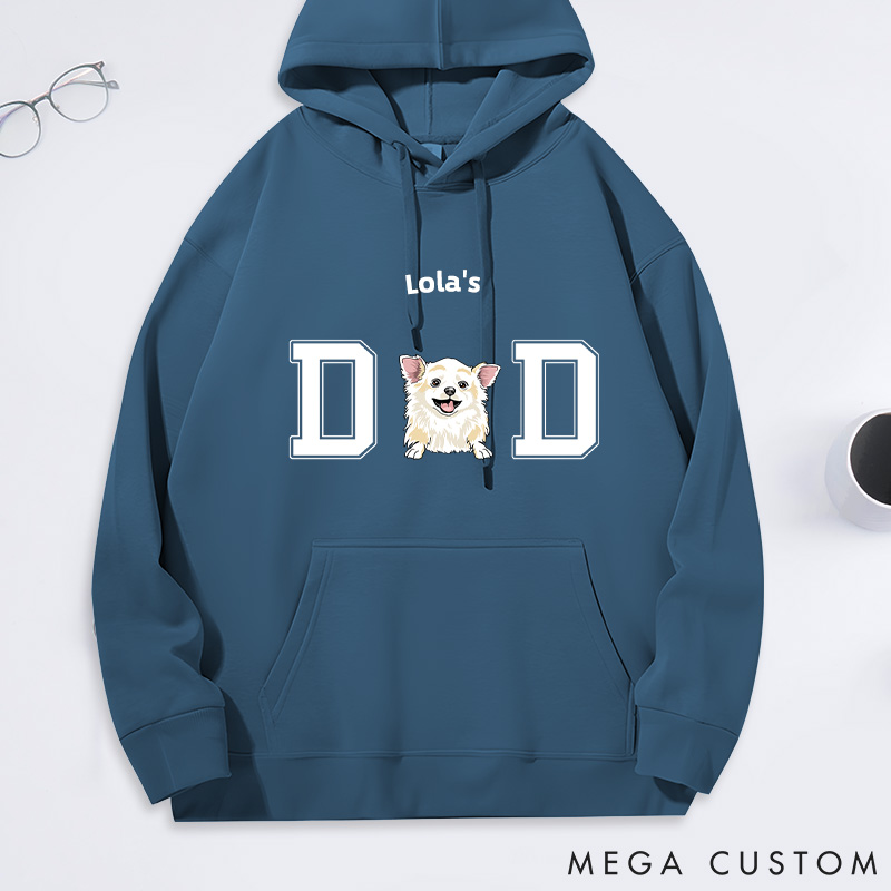 Personalized Dog Lover Dog Dad Basic Classic Hoodies