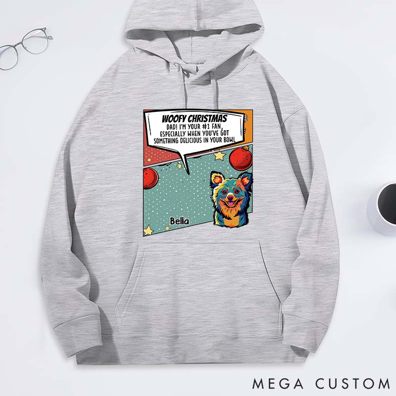 Personalized Dog Lover Dog Dad Big Fan Classic Hoodies