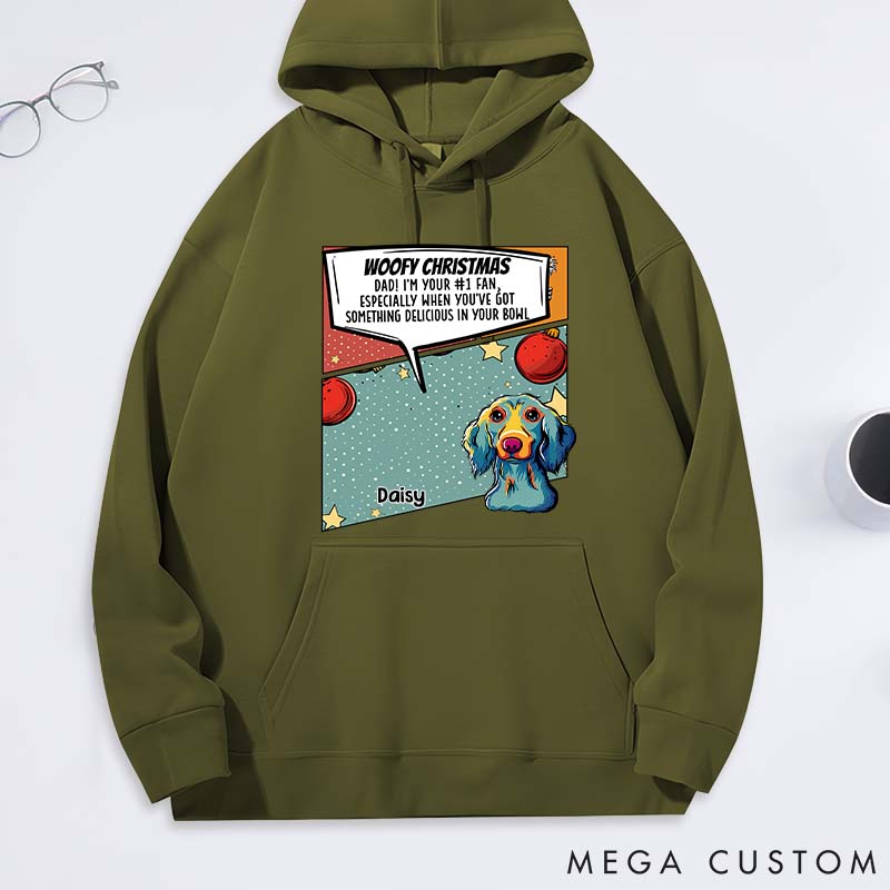 Personalized Dog Lover Dog Dad Big Fan Classic Hoodies