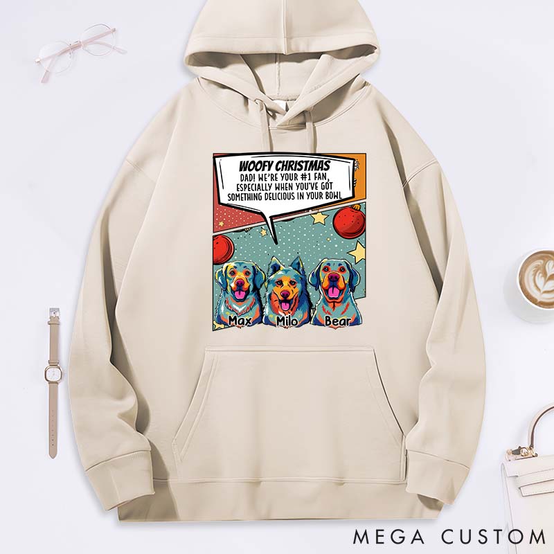 Personalized Dog Lover Dog Dad Big Fan Classic Hoodies