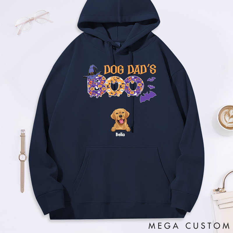 Personalized Dog Lover Dog Dad's Boo Classic Hoodies