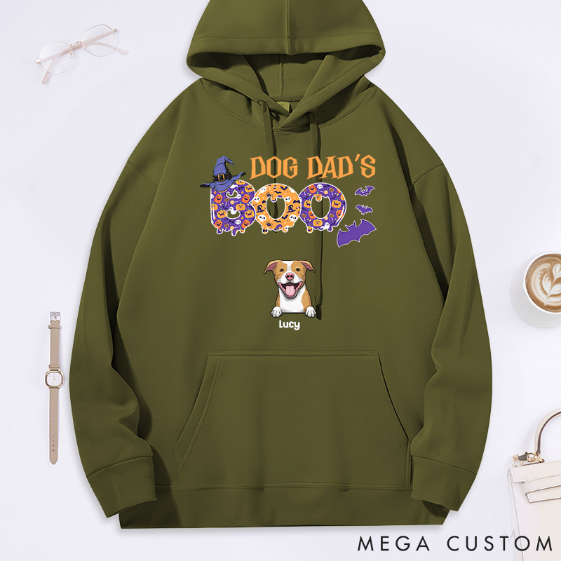 Personalized Dog Lover Dog Dad's Boo Classic Hoodies