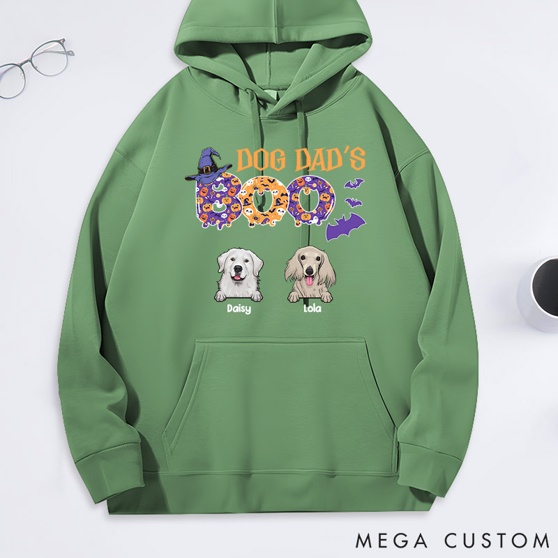 Personalized Dog Lover Dog Dad's Boo Classic Hoodies