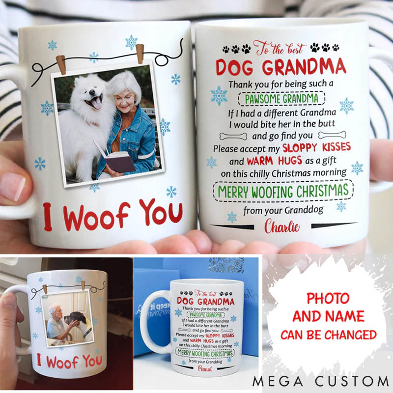 Personalized Dog Lover Dog Grandma Mugs
