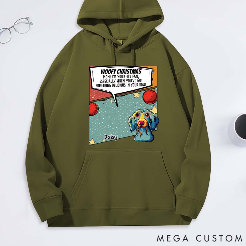 Personalized Dog Lover Dog Mom Big Fan Classic Hoodies