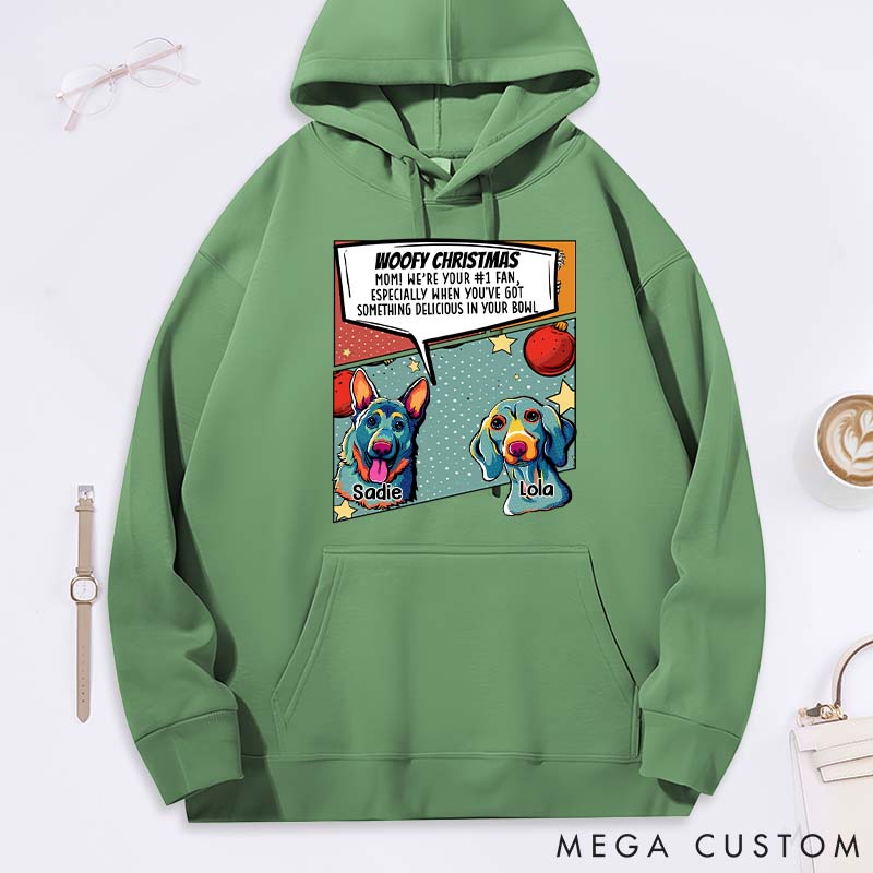 Personalized Dog Lover Dog Mom Big Fan Classic Hoodies