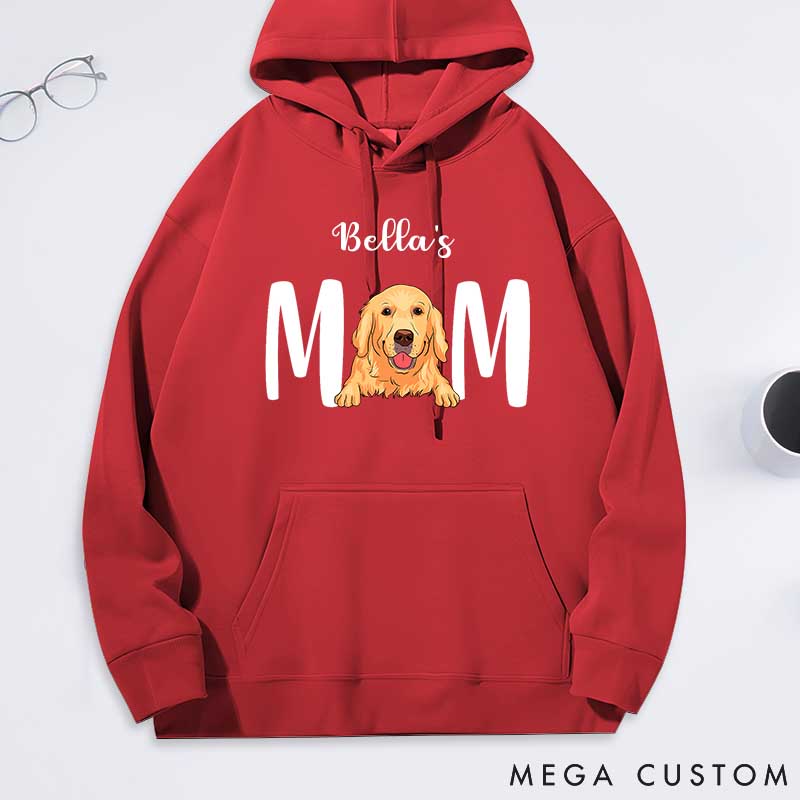 Personalized Dog Lover Dog Mom Classic Hoodies