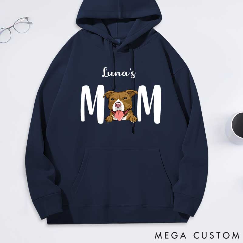 Personalized Dog Lover Dog Mom Classic Hoodies