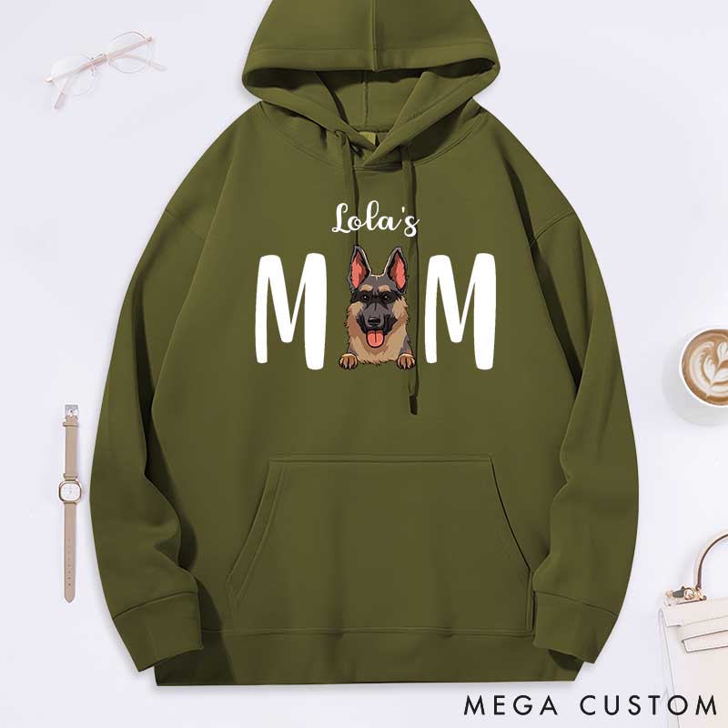 Personalized Dog Lover Dog Mom Classic Hoodies