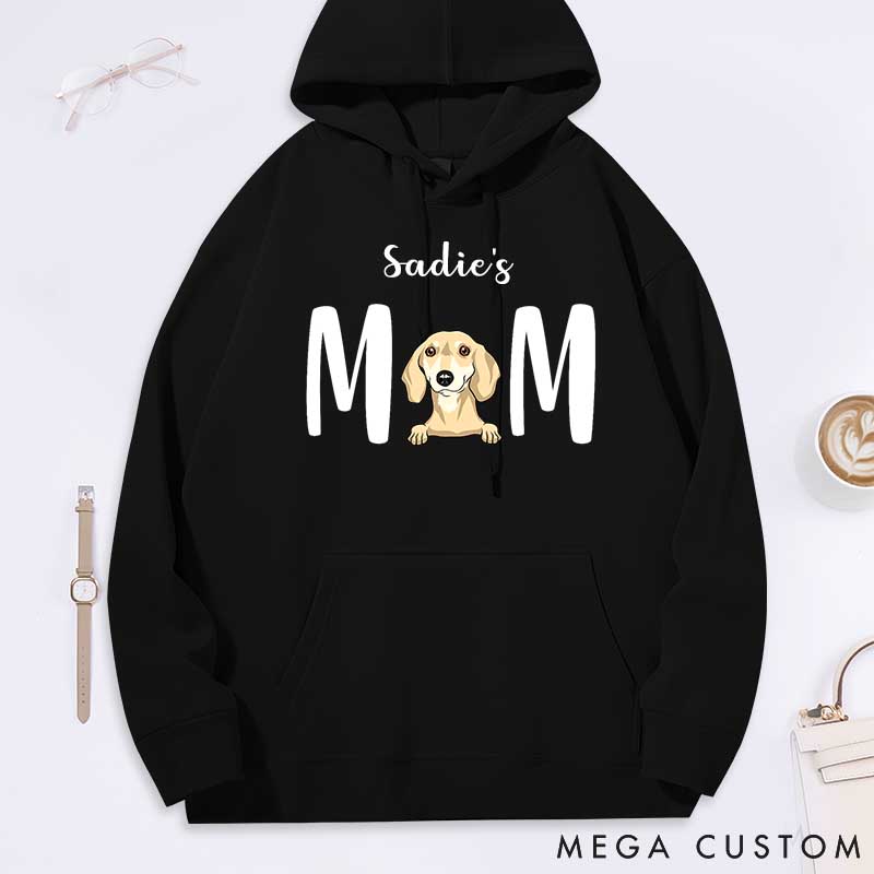 Personalized Dog Lover Dog Mom Classic Hoodies