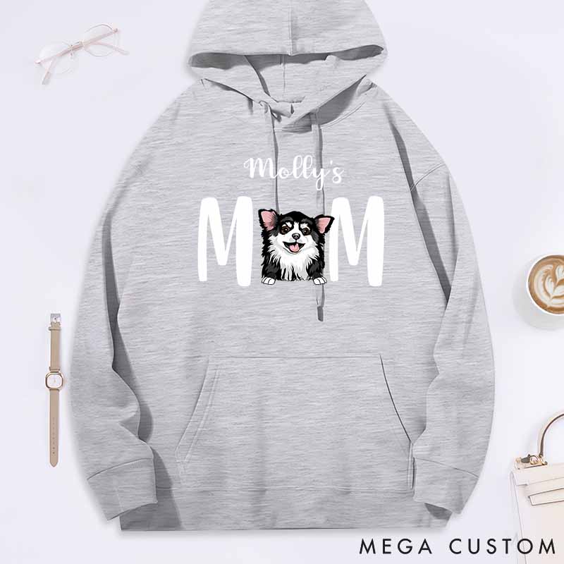 Personalized Dog Lover Dog Mom Classic Hoodies