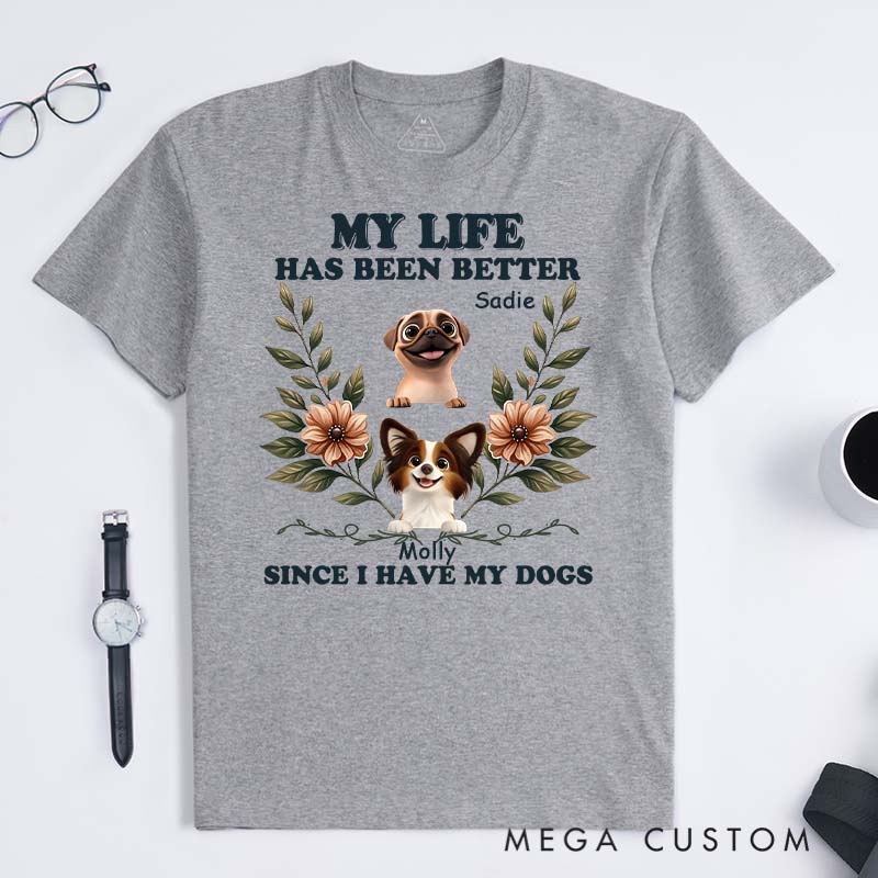 Personalized Dog Lover Dog Mom Club T-Shirt