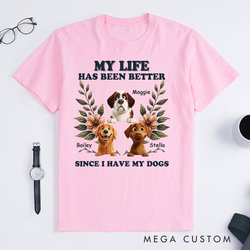 Personalized Dog Lover Dog Mom Club T-Shirt