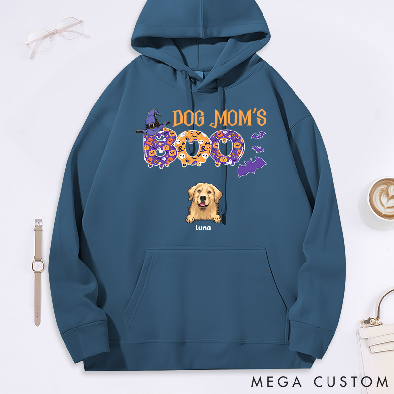 Personalized Dog Lover Dog Mom's Boo Classic Hoodies