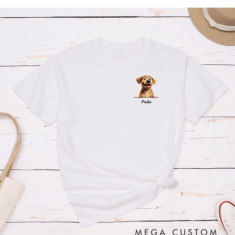 Personalized Dog Lover Dog Name T-Shirt