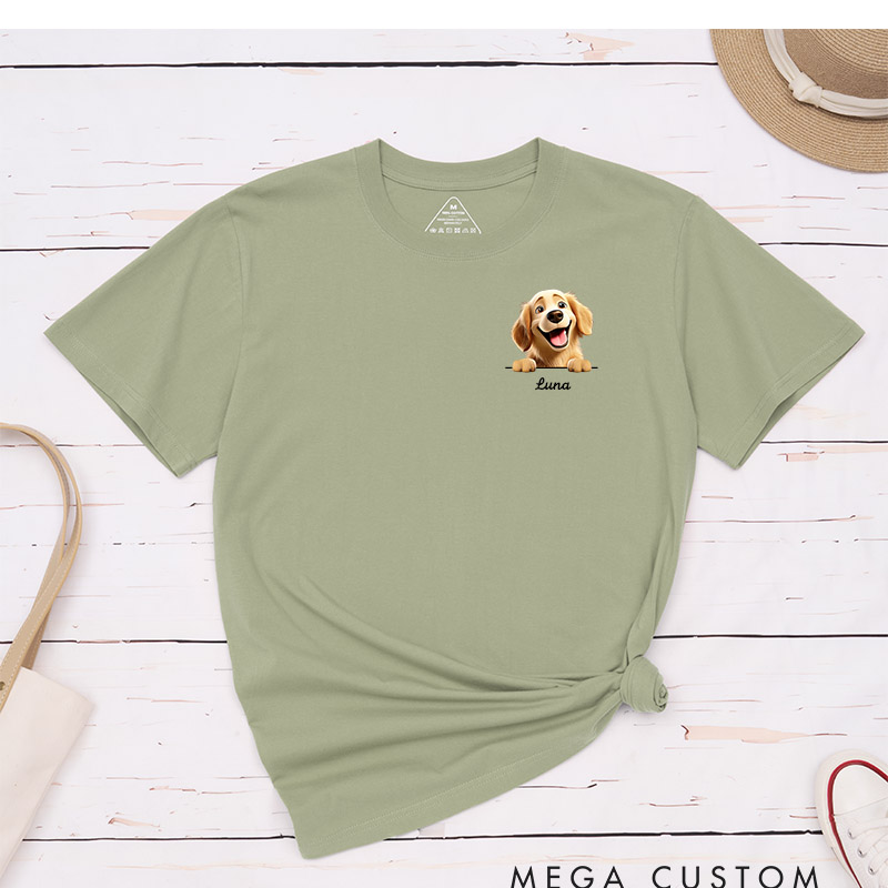 Personalized Dog Lover Dog Name T-Shirt