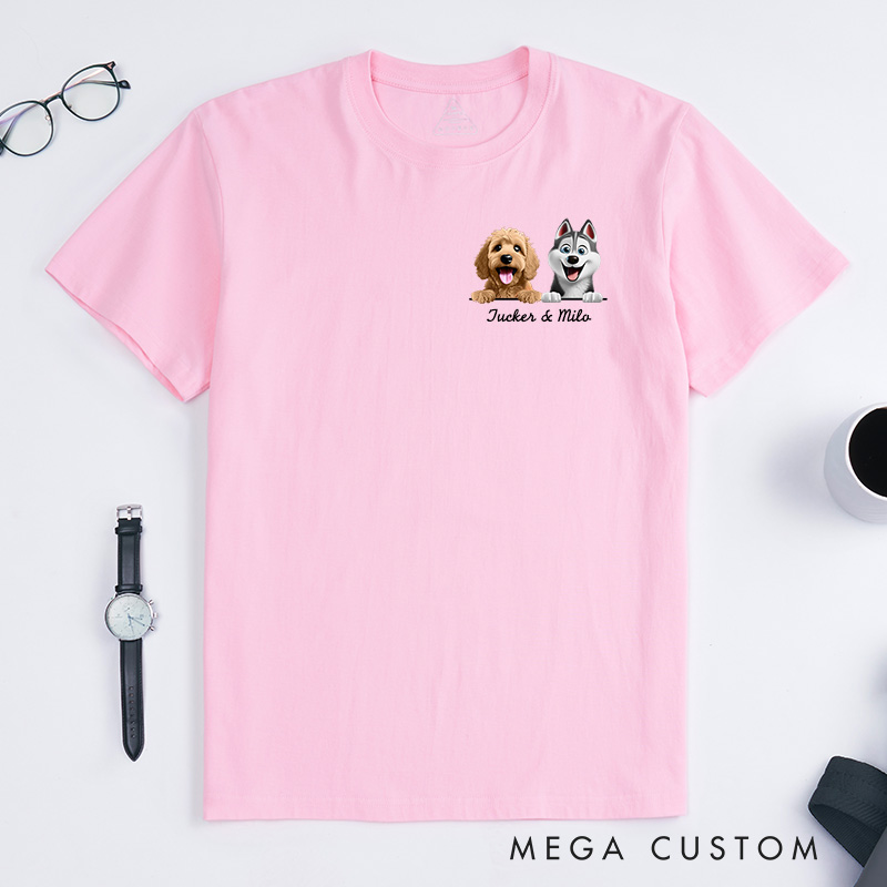 Personalized Dog Lover Dog Name T-Shirt