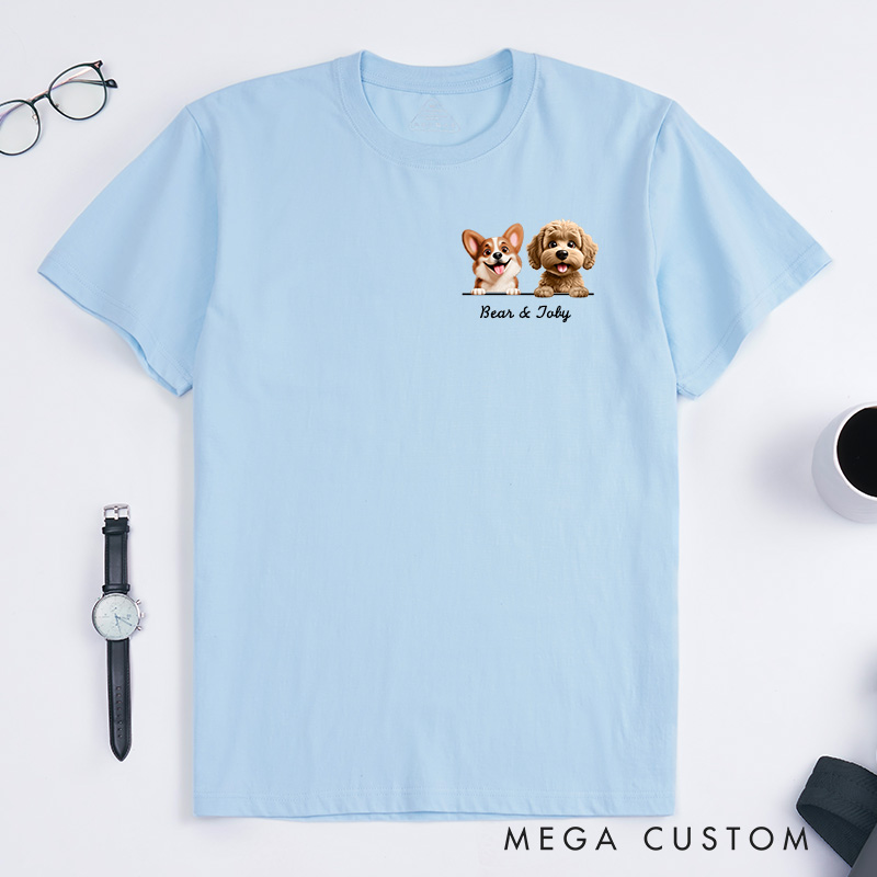 Personalized Dog Lover Dog Name T-Shirt