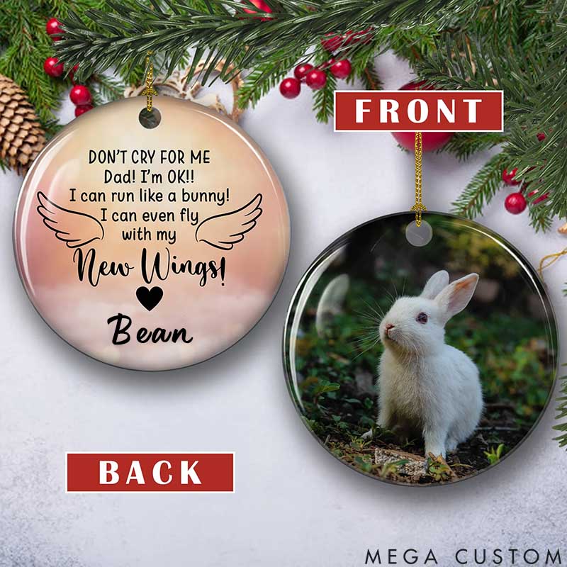 Personalized Dog Lover Dog Once by My Side Mom Version Ornament