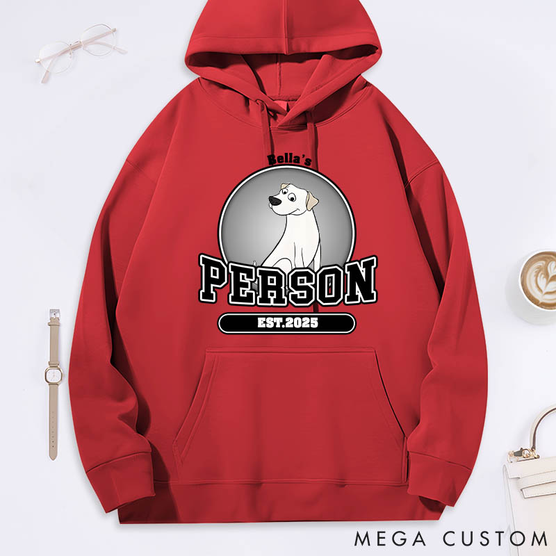 Personalized Dog Lover Dog Person Classic Hoodies
