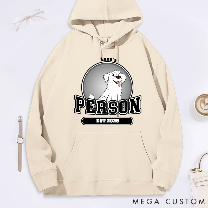 Personalized Dog Lover Dog Person Classic Hoodies