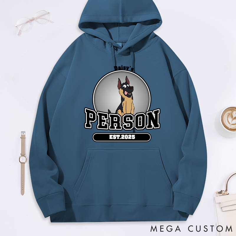 Personalized Dog Lover Dog Person Classic Hoodies