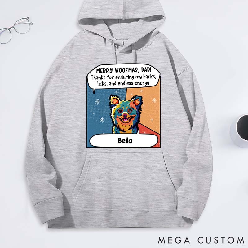 Personalized Dog Lover Enduring My Barks Dog Dad Classic Hoodies