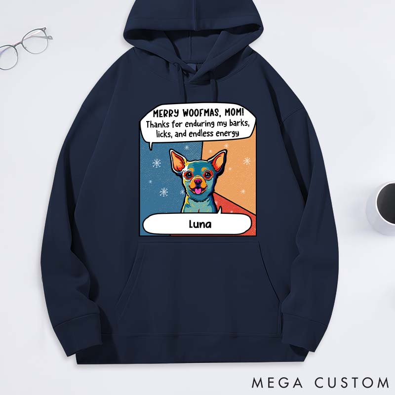 Personalized Dog Lover Enduring My Barks Dog Mom Classic Hoodies