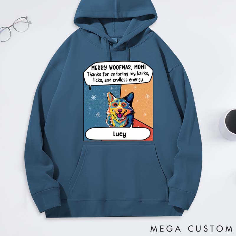 Personalized Dog Lover Enduring My Barks Dog Mom Classic Hoodies