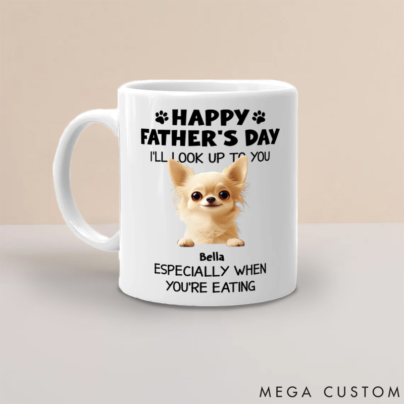 Personalized Dog Lover Especially When You Are Eating Mugs