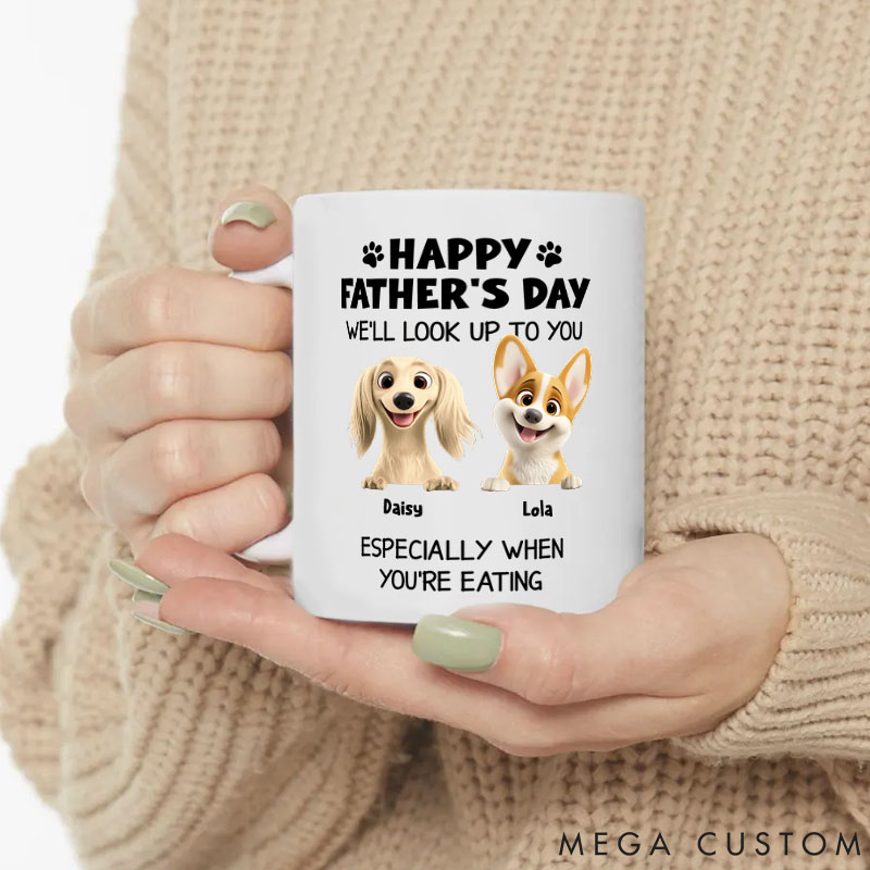 Personalized Dog Lover Especially When You Are Eating Mugs