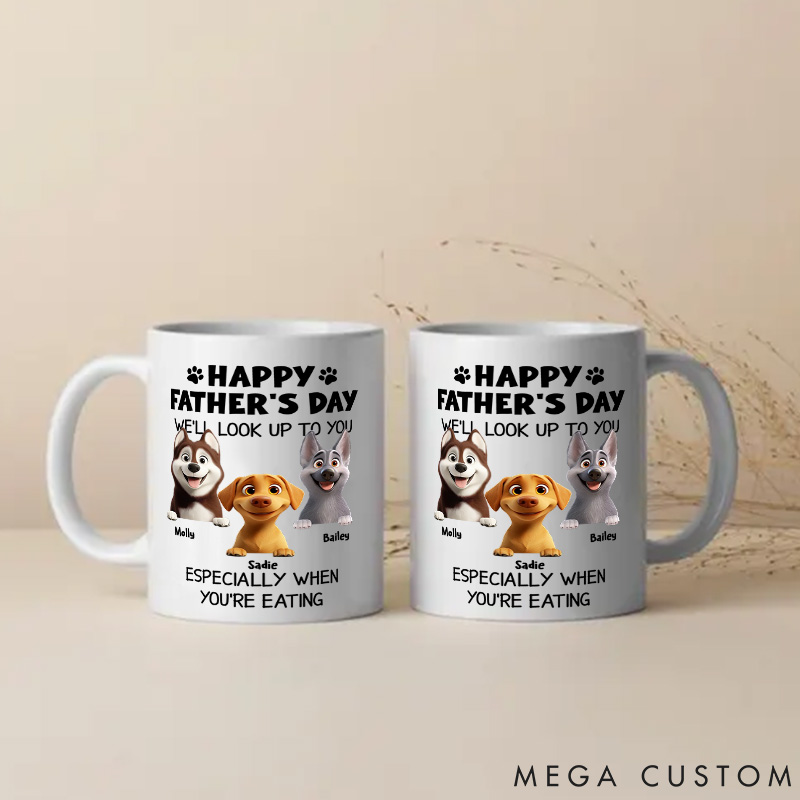 Personalized Dog Lover Especially When You Are Eating Mugs
