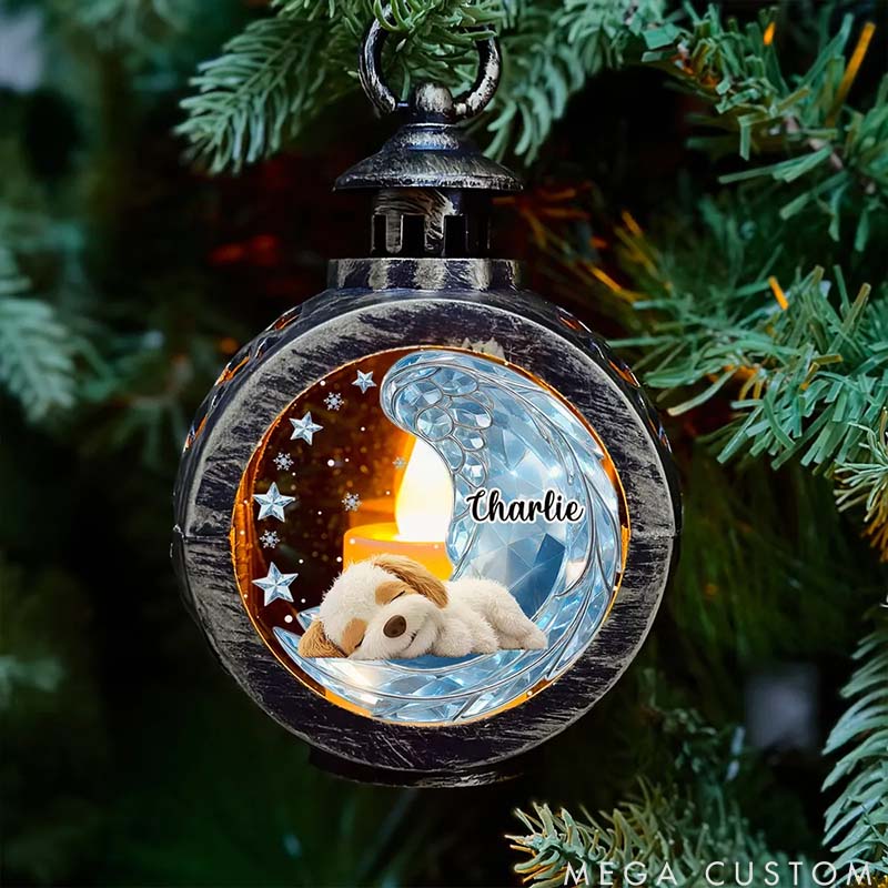 Personalized Dog Lover Forever Miss You Lantern Ornament