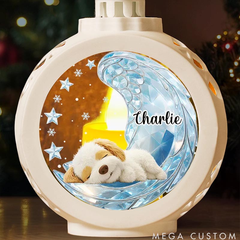 Personalized Dog Lover Forever Miss You Lantern Ornament