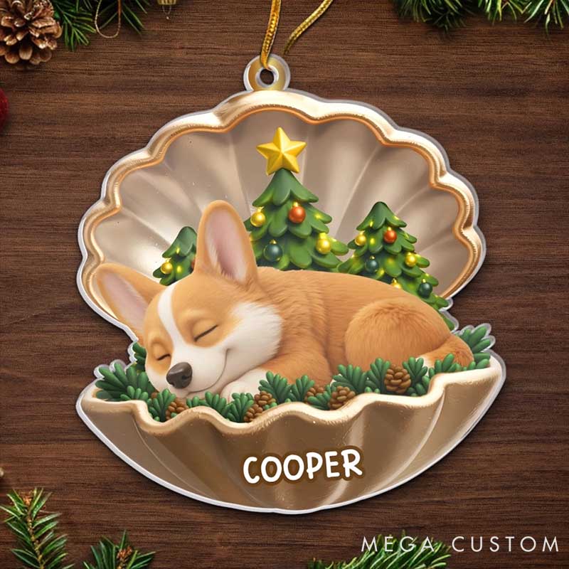 Personalized Dog Lover Forever My Christmas Angel Christmas Ornament