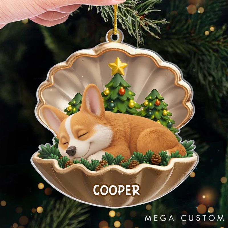 Personalized Dog Lover Forever My Christmas Angel Christmas Ornament