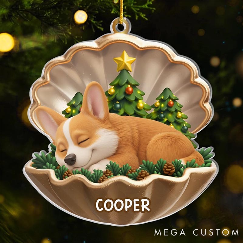 Personalized Dog Lover Forever My Christmas Angel Christmas Ornament