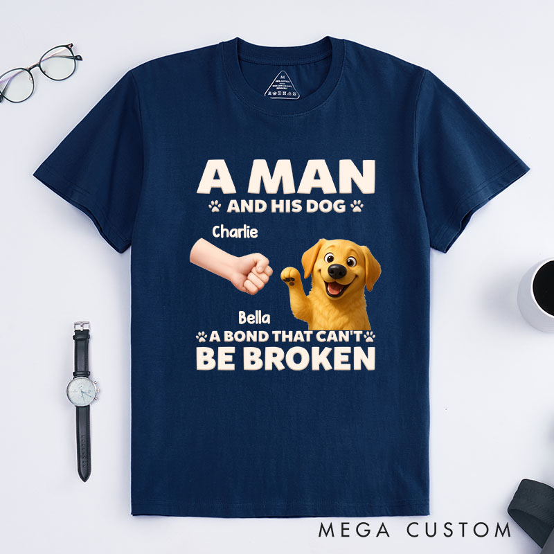 Personalized Dog Lover Forever My Favorite Hello Ver Dad T-Shirt