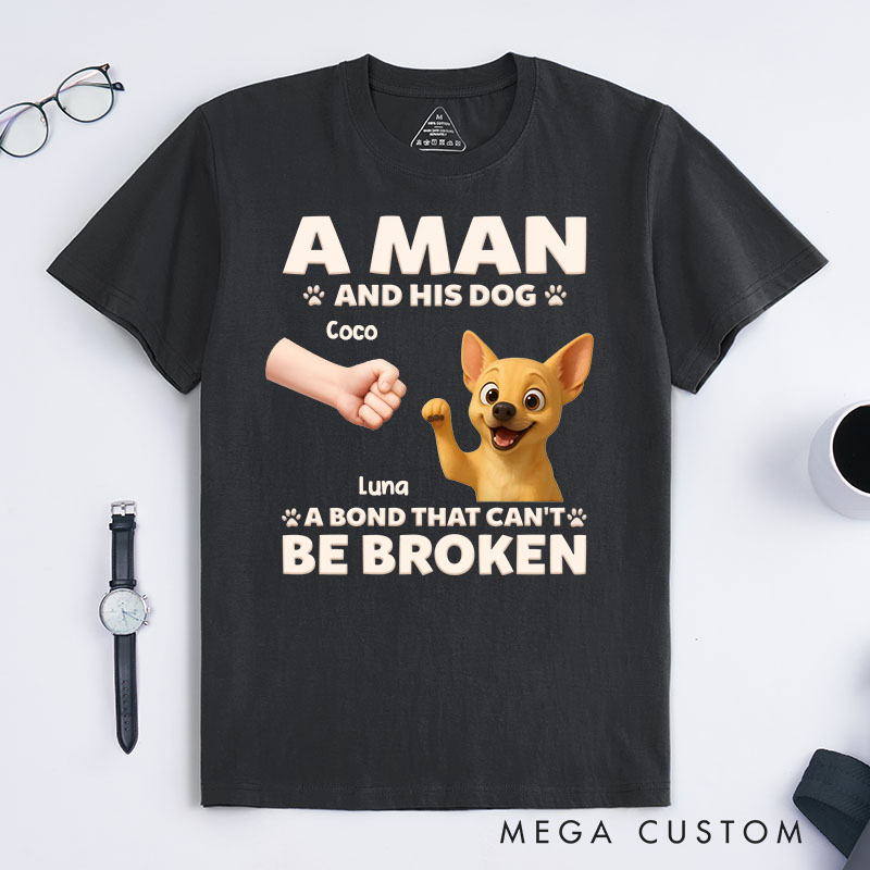 Personalized Dog Lover Forever My Favorite Hello Ver Dad T-Shirt