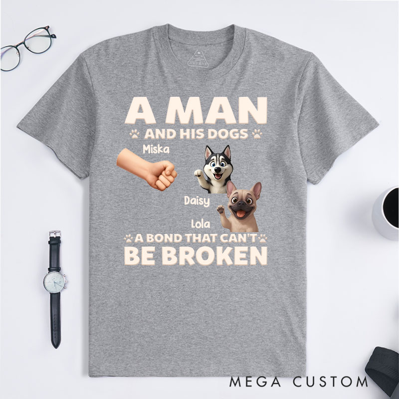 Personalized Dog Lover Forever My Favorite Hello Ver Dad T-Shirt