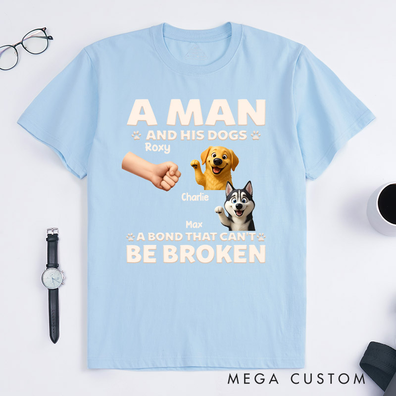 Personalized Dog Lover Forever My Favorite Hello Ver Dad T-Shirt