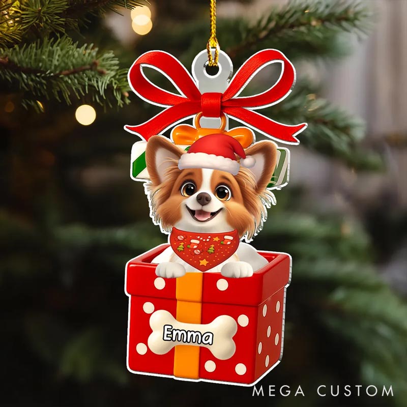Personalized Dog Lover Funny Gift Christmas Ornament