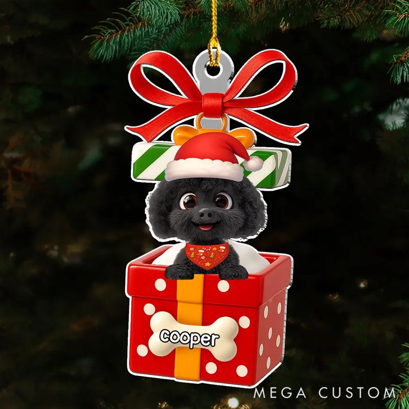 Personalized Dog Lover Funny Gift Christmas Ornament