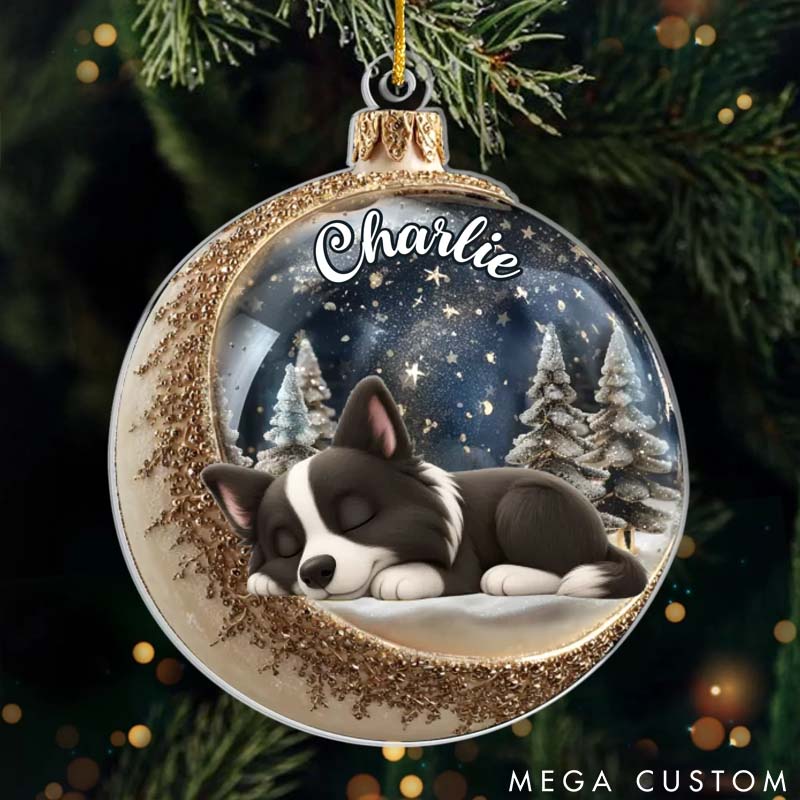 Personalized Dog Lover Gone but always in My Heart Christmas Ornament