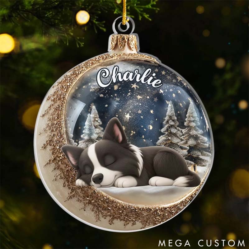 Personalized Dog Lover Gone but always in My Heart Christmas Ornament