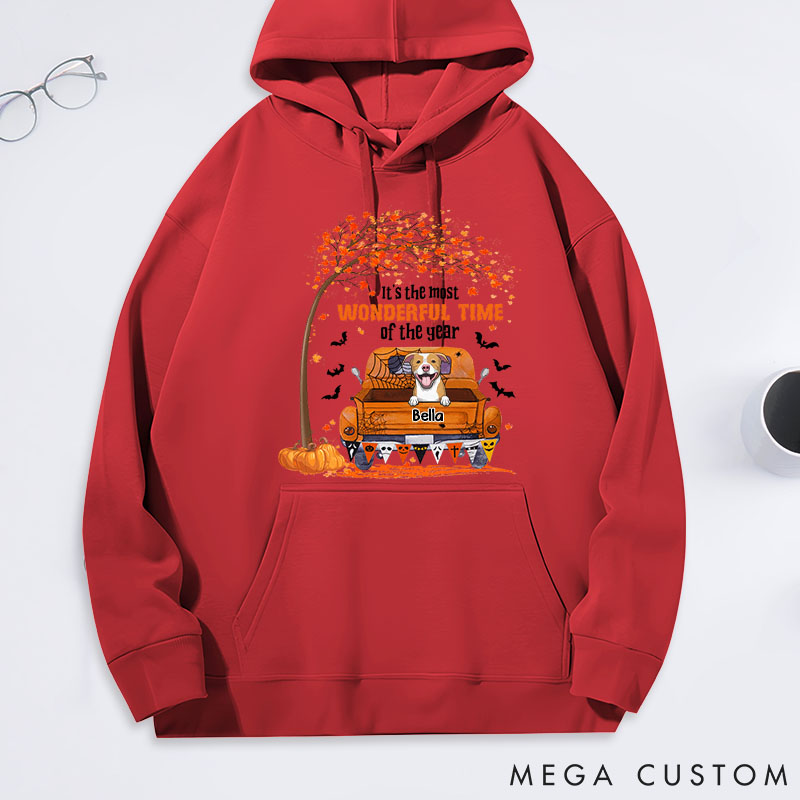 Personalized Dog Lover Halloween for Dogs Classic Hoodies