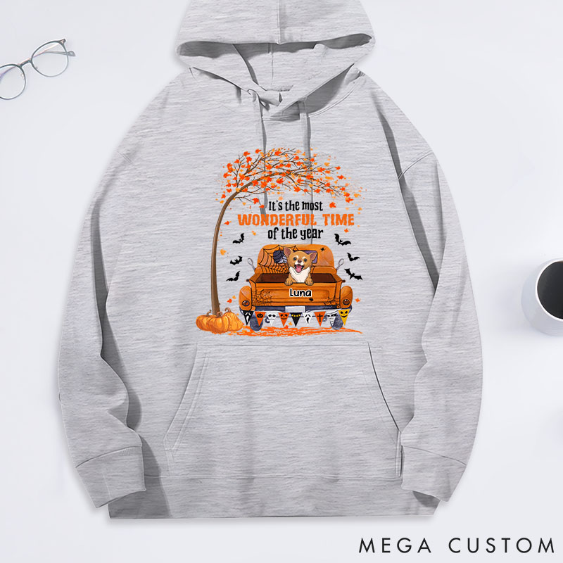Personalized Dog Lover Halloween for Dogs Classic Hoodies
