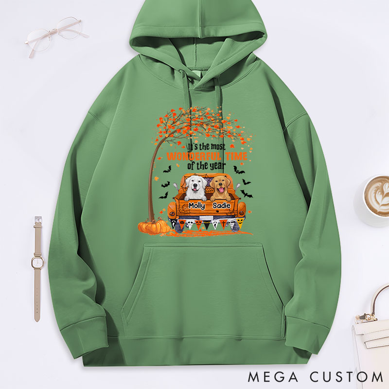 Personalized Dog Lover Halloween for Dogs Classic Hoodies