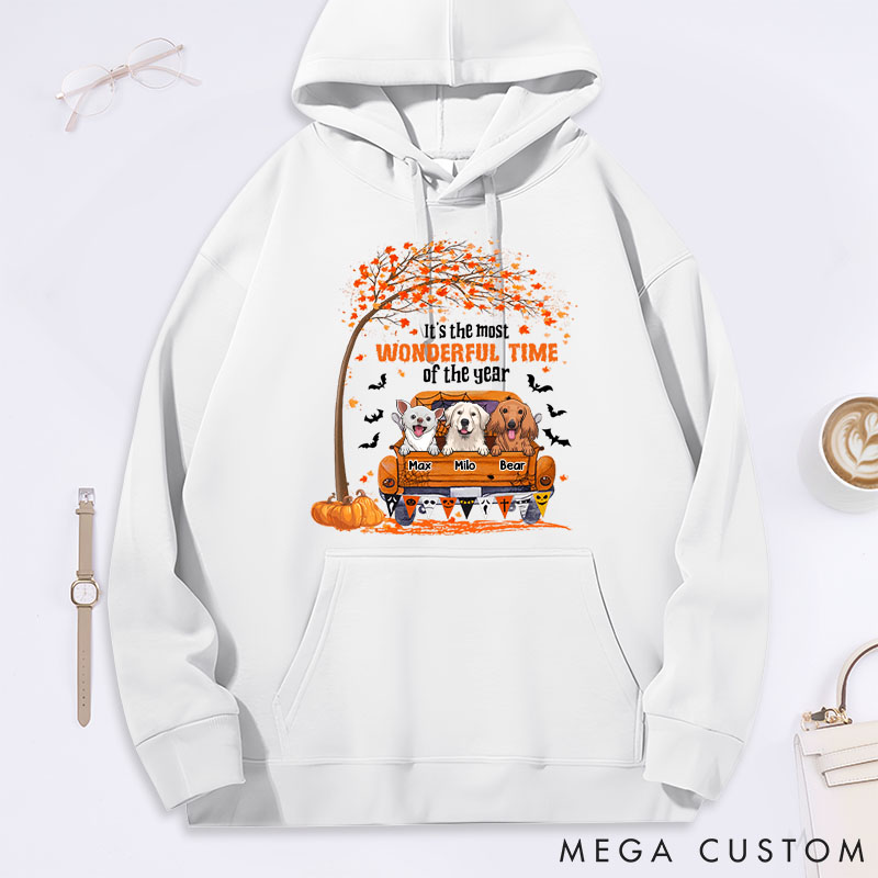 Personalized Dog Lover Halloween for Dogs Classic Hoodies