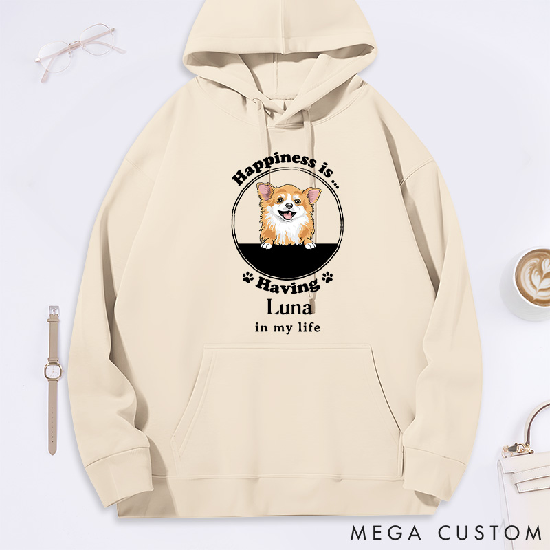Personalized Dog Lover Happiness Is Classic Hoodies